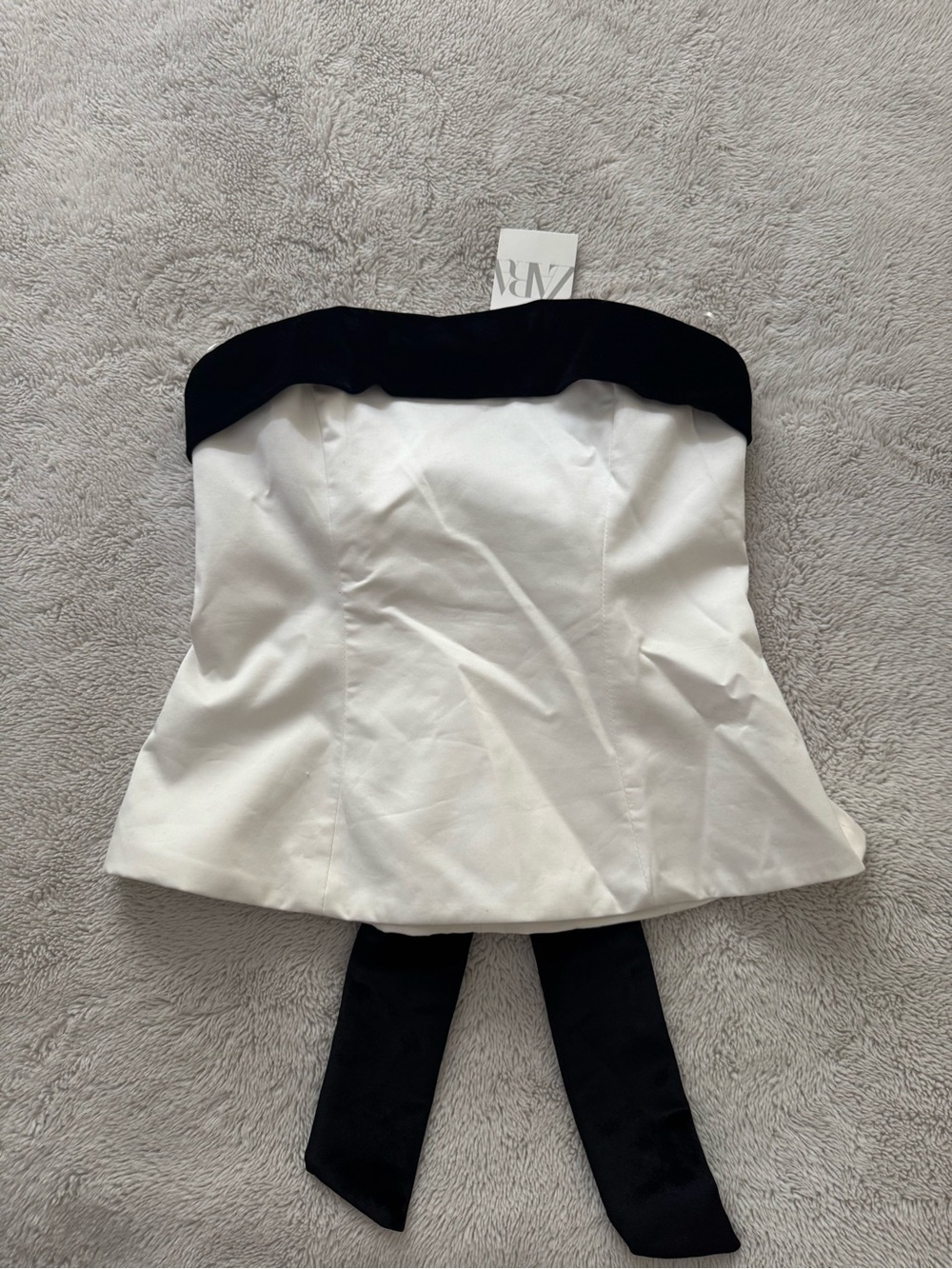 Zara bow tube top